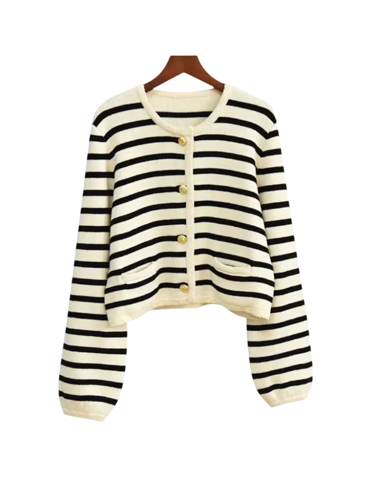 Premium Striped Wool Vest