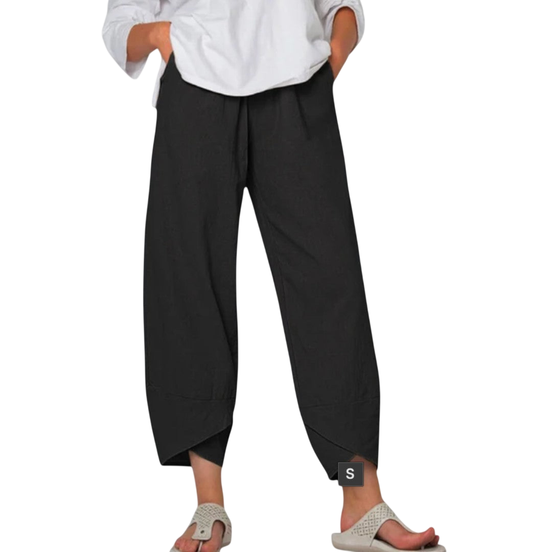 Neve – Pantaloni estivi leggeri con orlo moderno