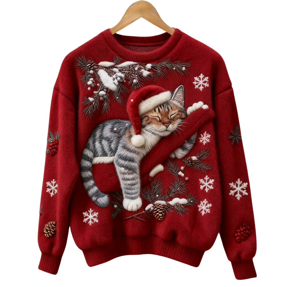 GattoInverno™ | Maglione Morbido Natalizio Donna
