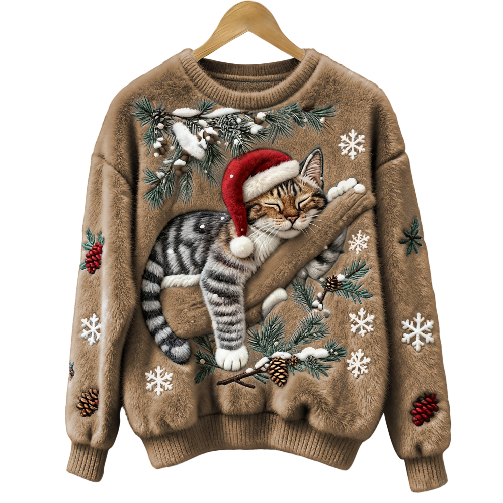 GattoInverno™ | Maglione Morbido Natalizio Donna