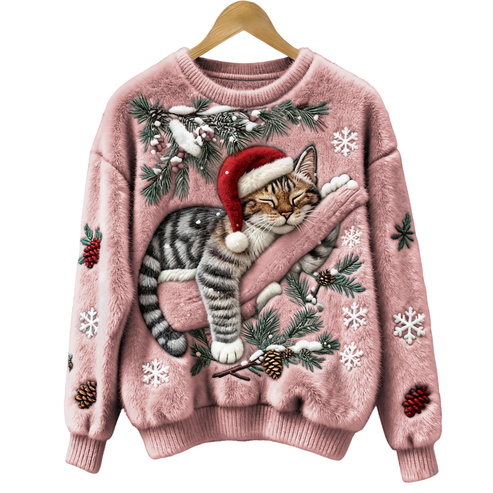 GattoInverno™ | Maglione Morbido Natalizio Donna